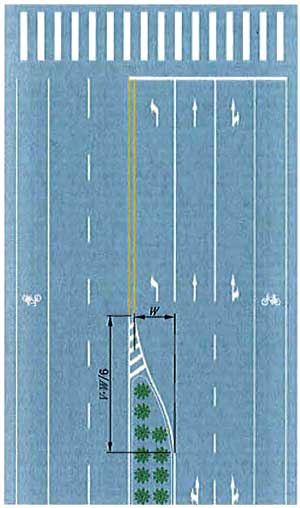 道路交通标志和标线第3部分:道路交通标线 gb5768.3-2009